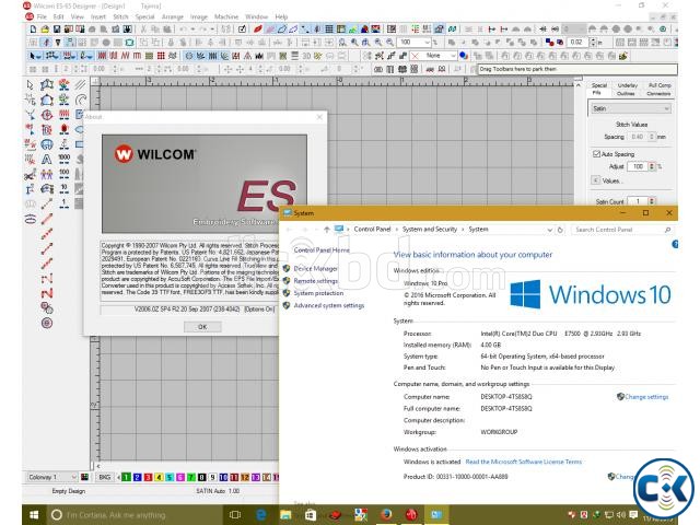 Wilcom 2006 SP4r2 Work Windows 10 x32 x64 large image 0