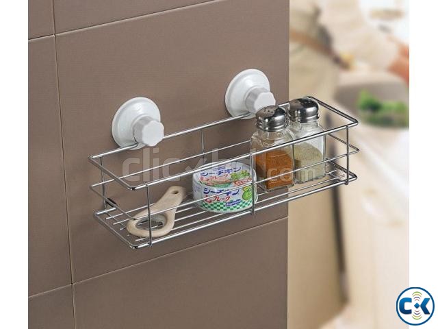 Stainless Steel Bath and Kitchen Storage Basket large image 0