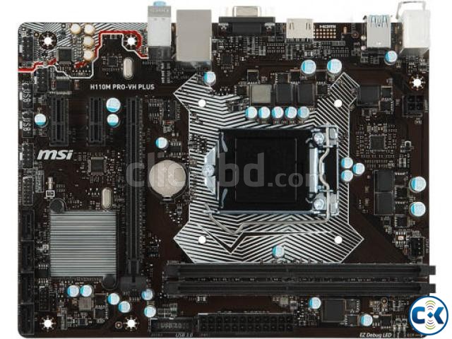 MSI H110M PRO VH MOTHERBOARD large image 0