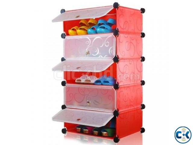 5 Layer Portable Plastic Wardrobe large image 0