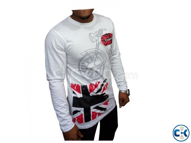 FULL SLEEVE COTTON T-SHIRT FOE MEN YAMAHA-UK  large image 0