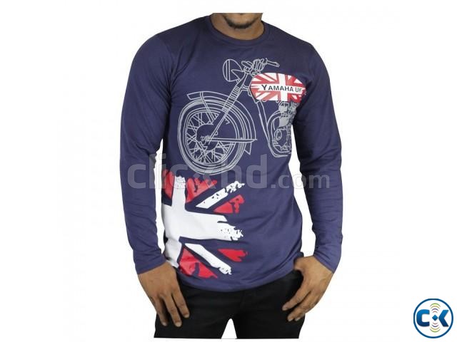 FULL SLEEVE COTTON T-SHIRT FOE MEN YAMAHA-UK  large image 0