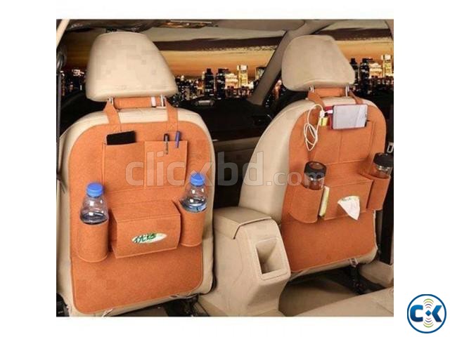 Backseat Car Organizer and Kick Mat large image 0