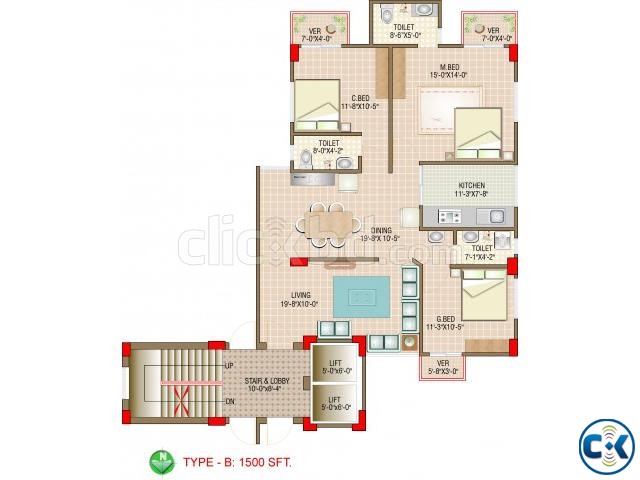 Luxarious Flat West Agargaon large image 0