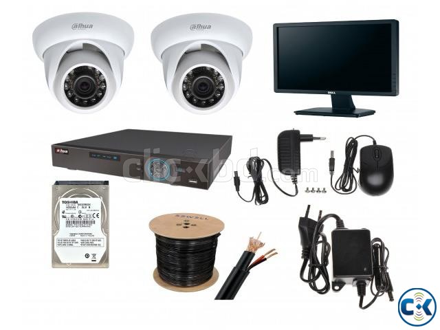 CCTV Camera Setup with 2 PCS large image 0