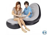 2 in 1 Air Chair and Footrest Sofa