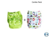 baby cloth diaper adjustable size water proof - Multicolor