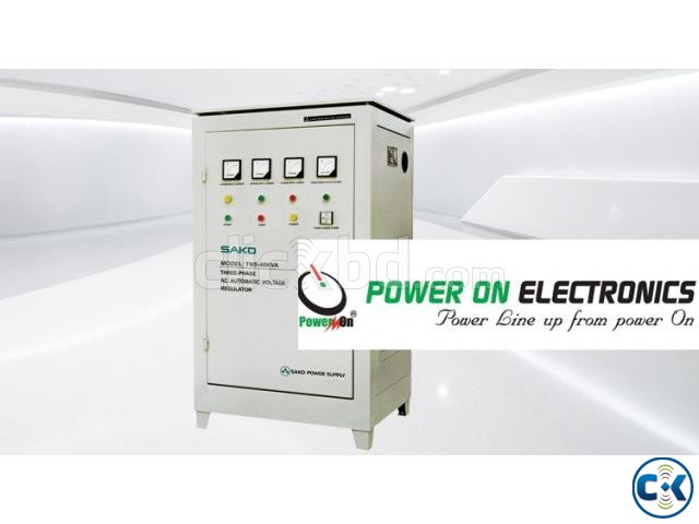 Power On Stabilizer SAKO Three Phase -40000 VA SERVO large image 0