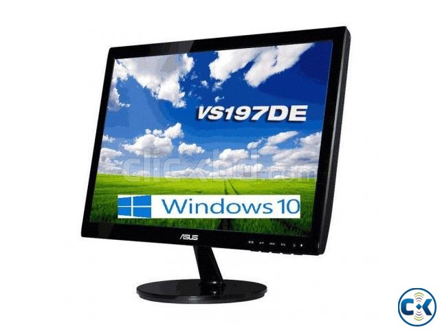 The ASUS 19 Widescreen LED Monitor VS197D-P Black  large image 0