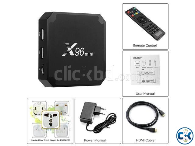 X96 Mini Android 7.1 TV Box Quad-core 2GB 16GB 4K WiFi LAN large image 0