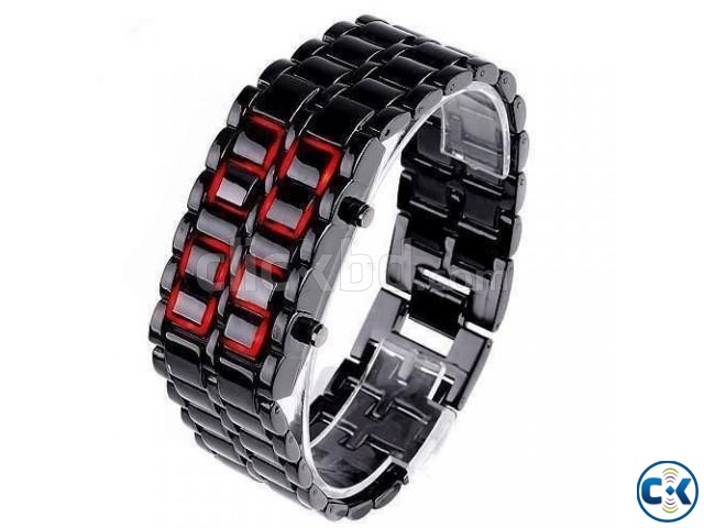 Japanese-Samurai digital LED watch large image 0