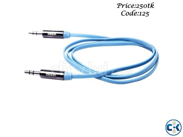 Griffin 3 FT Flat Aux Audio Cable large image 0