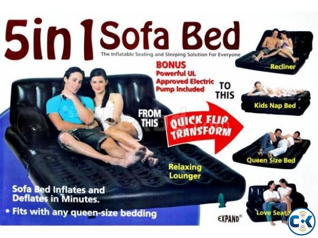 5 in 1 Air-O-Space sofa cum Bed intact Box large image 0