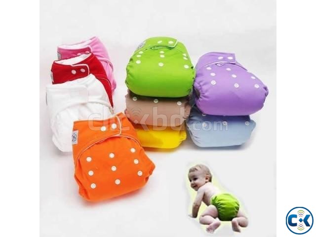 One Size Pocket Cloth Diaper Washable Reusable large image 0