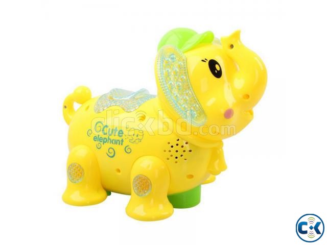 Elephant Projection Flash Electric Kids Toy- Multi-color i large image 0