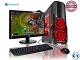 New Core i3 4GB 250GB 17 LED Gaming PC