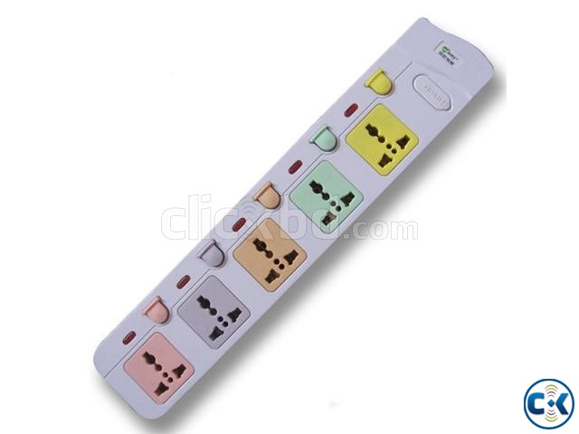 5 Socket Power Converter Multi Plug 2 Pin  large image 0