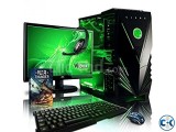 New Gaming PC Core i3 4GB 250GB 17 LE