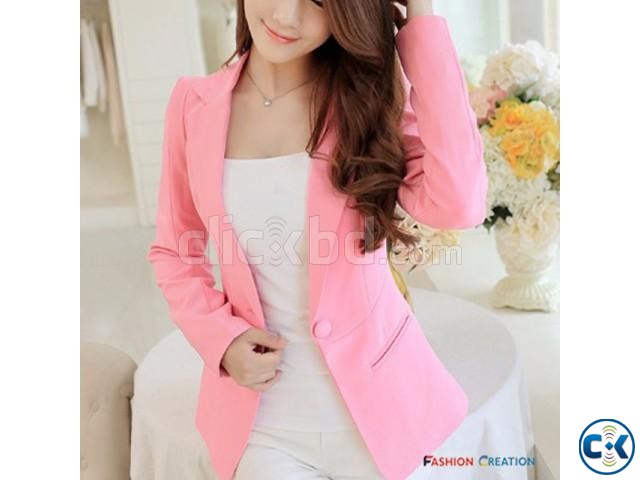 Women Single Button Elegant Blazer Shoppers Club large image 0