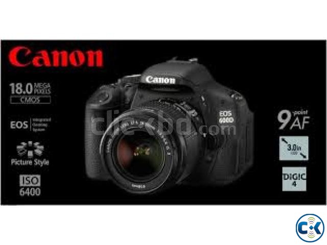 Canon EOS 600D 18MP CMOS 3 LCD Digital SLR Camera large image 0