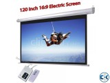 150-inch HD Motorized Projection Screen