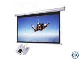 Motorized Electric 96 x 96 Projection Screen