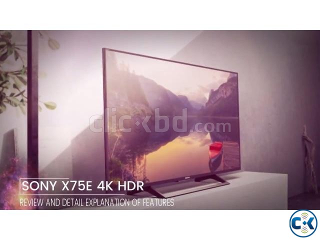 Sony Bravia X7500E 4K UHD 43 High Dynamic Android LED TV large image 0