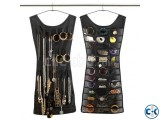 Dual Sides Dress Hanging Jewelry Organizer Space saving