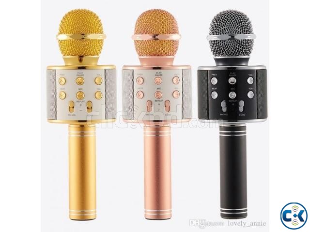 Bluetooth Microphone Karaoke 858 large image 0