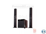 F D T400X Full Wooden 2.1 Tower Speakers