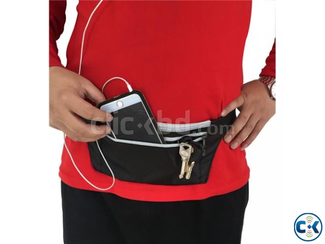 Travel Fashion Check Waist Bag Sports Mobile Bicycling large image 0