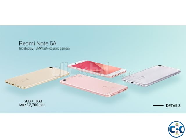 Latest Best Xiaomi Redmi Note 5A Original Mobile Phone large image 0