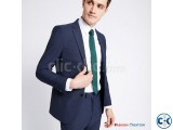 M S Limited Edition Blue Checked Modern Slim Fit Blazer