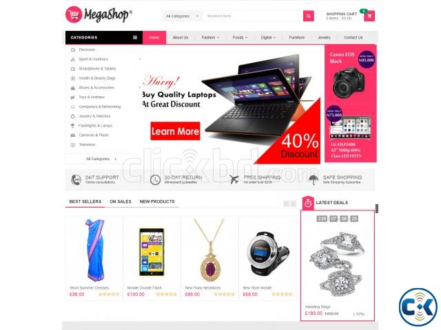 E-Commerce Business Website large image 0