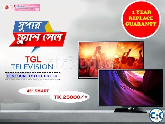 Brand New Smart 45 4K-HD LED TV Monitor large image 0