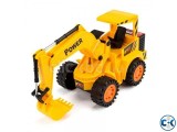 Baku Remote Controlled Wheel Excavator - Yellow