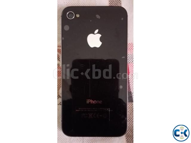 Used iPhone 4s original balck  large image 0