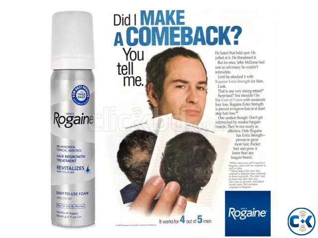 MEN S ROGAINE UNSCENTED FOAM large image 0