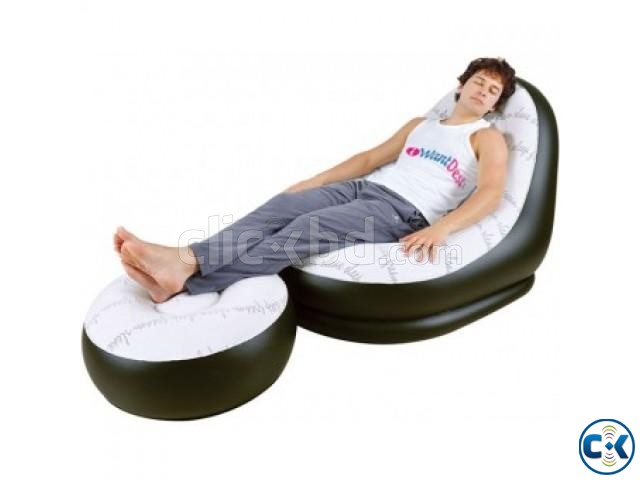 2 in 1 Air Chair and Footrest Sofa intact Box large image 0