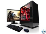 Core i3 Gaming pc 4GB 1000GB 17 LED