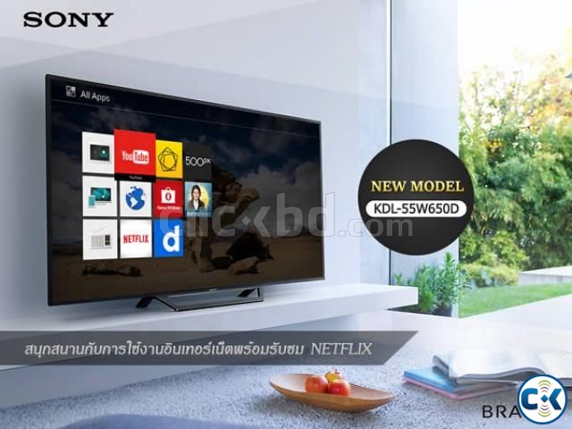 Sony Bravia 55 W650D FULL HD SMART LED TELEVISION large image 0