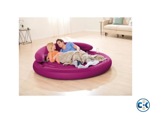 Intex Round Lounge Air Bed intact Box large image 0