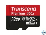 Transcend 32GB Memory Card Class 10