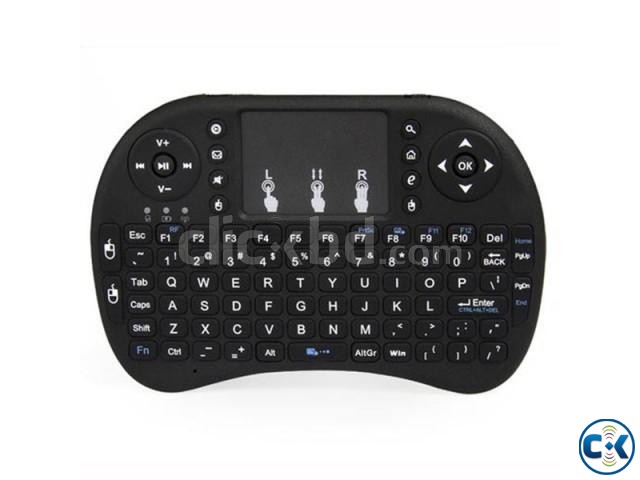 i8 Wireless Mini Keyboard with Touchpad for PC Pad TV Box. large image 0