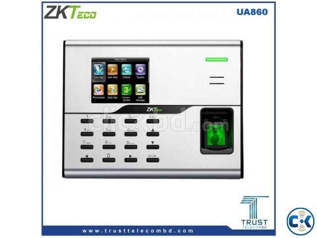 ZKTECO UA860 Access Control Time Attendance. large image 0