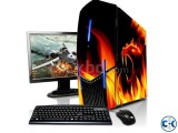 GAMING Desktop Core i5 4GB RAM 1000GB HDD 17 LED