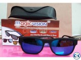 3 in 1 Magic Vision Stylish Sunglass with Night Vision