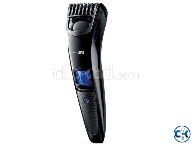 Philips QT-4000 Trimmer for Men - Black large image 0