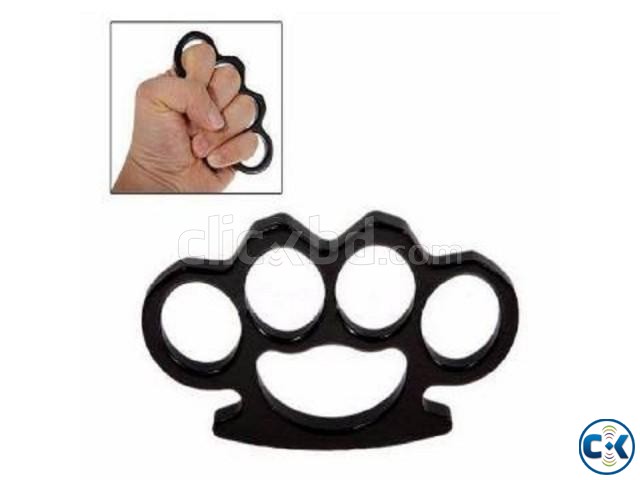 Steel Iron Knuckles Fist Fighting Equipment Self Defense large image 0