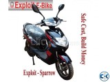 Battery Operated two wheeler - Exploit-Sparrow Black